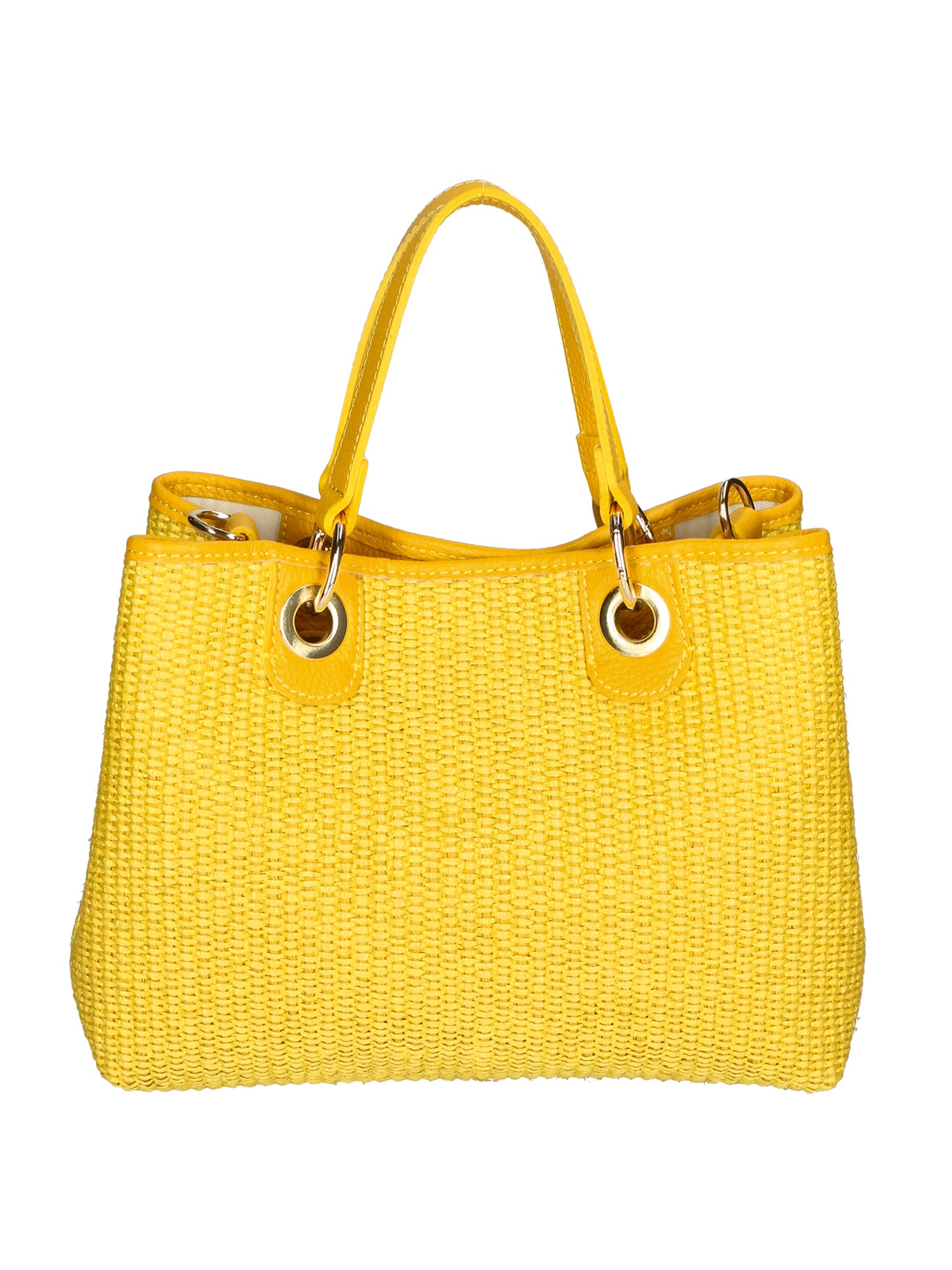 Borsa a mano da donna Paglia & Pelle MYB-05167-SS-312+D04 GIALLO My Best Bag