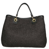 Borsa a mano da donna Paglia & Pelle MYB-05168-SS-13+D28 NERO My Best Bag
