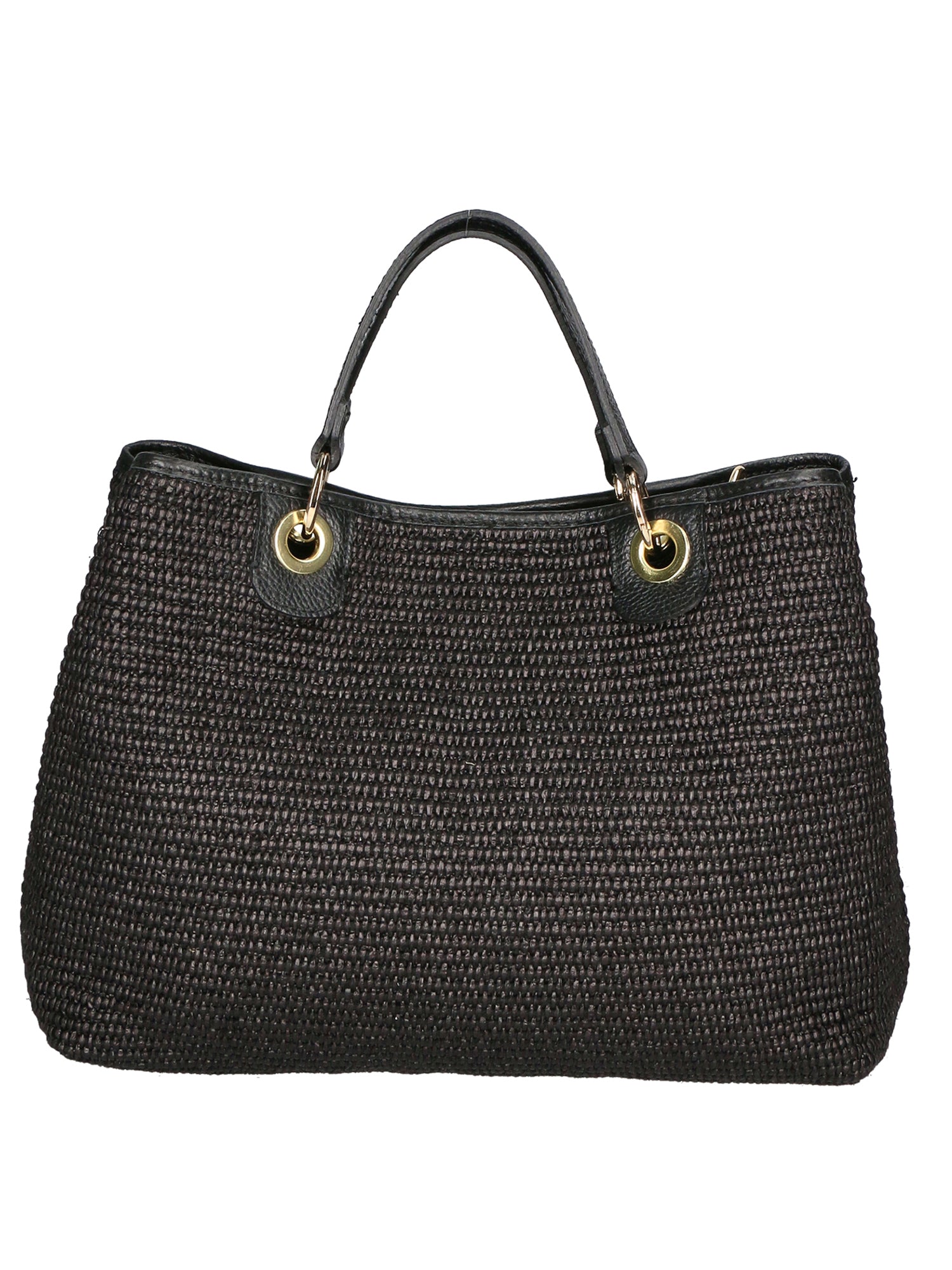Borsa a mano da donna Paglia & Pelle MYB-05168-SS-13+D28 NERO My Best Bag