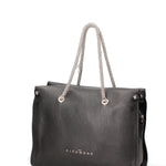 Borsa a spalla da donna Vera pelle JR-W-100-BLACK-SILVER John Richmond