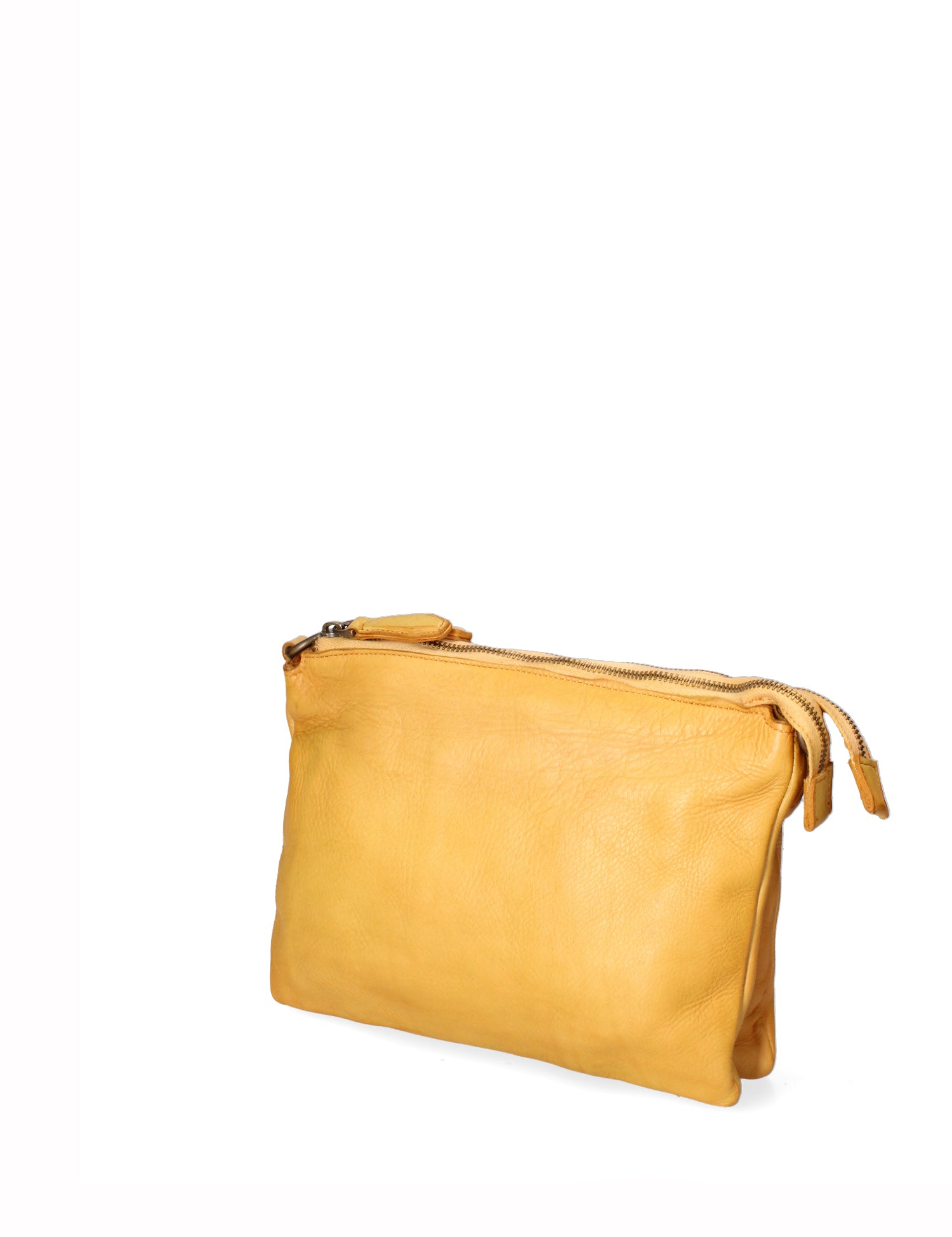 Lucca Borsa a tracolla da donna Vera pelle 1001-D36 SENAPE Gave Lux