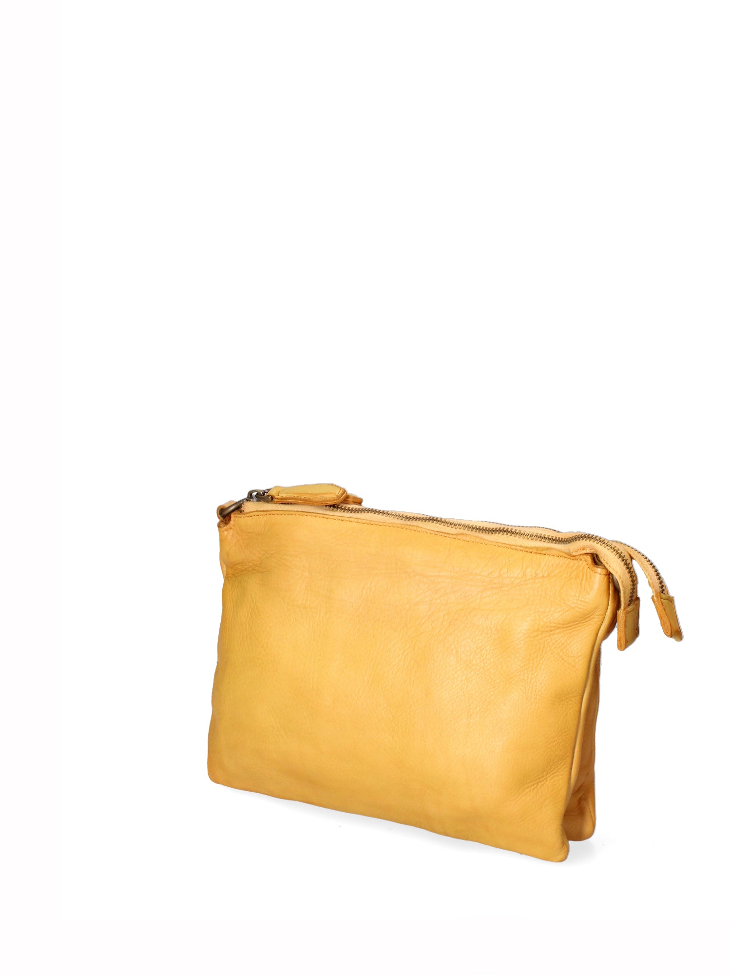 Lucca Borsa a tracolla da donna Vera pelle 1001-D36 SENAPE Gave Lux