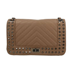 Regina Borsa a spalla da donna Vera pelle 6596-TAUPE Gave Lux
