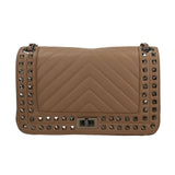 Regina Borsa a spalla da donna Vera pelle 6596-TAUPE Gave Lux