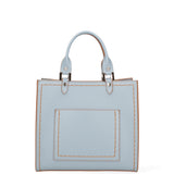 Borsa a mano da donna 100% vera pelle 07262-P 631 CIELO Roberta Rossi