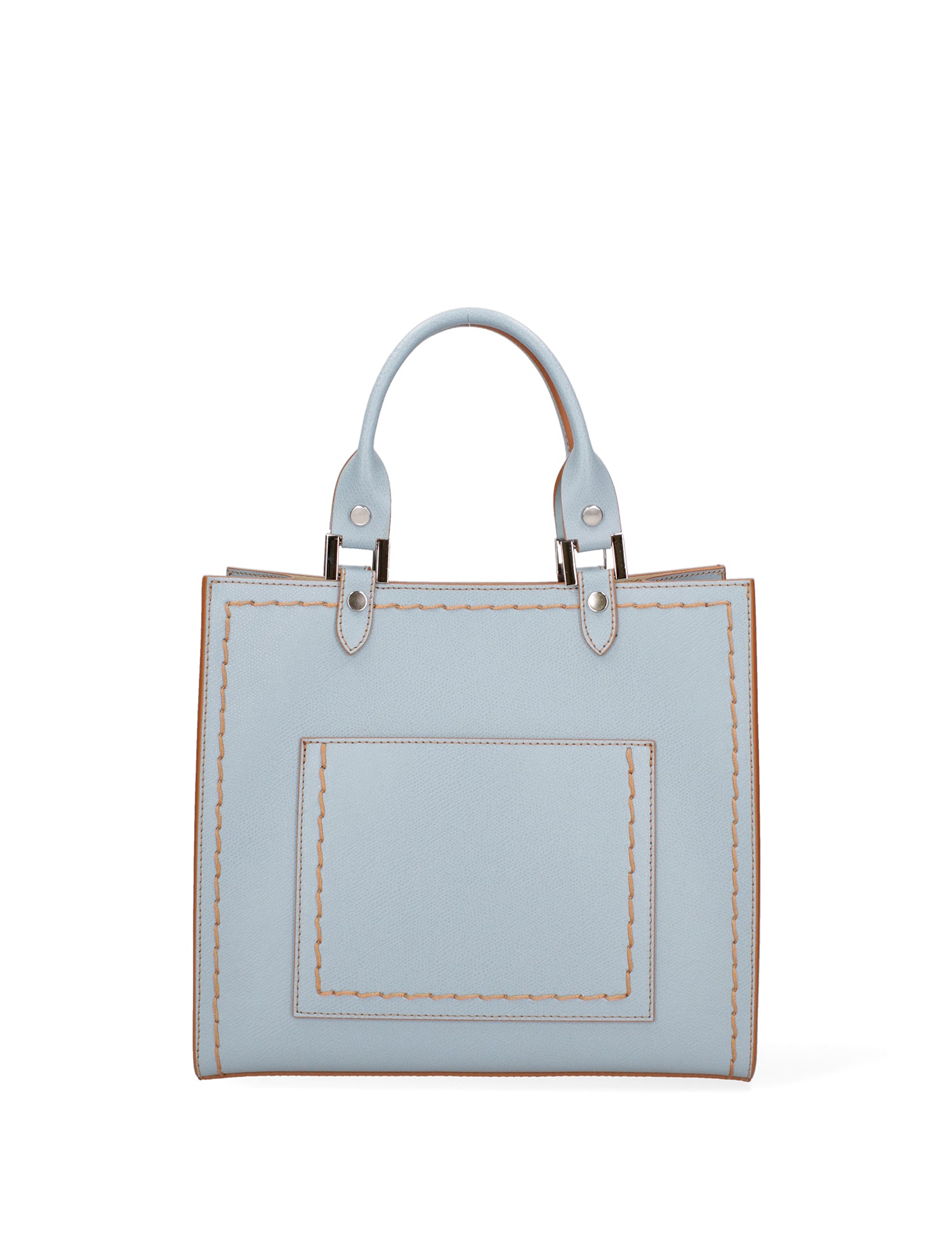 Borsa a mano da donna 100% vera pelle 07262-P 631 CIELO Roberta Rossi