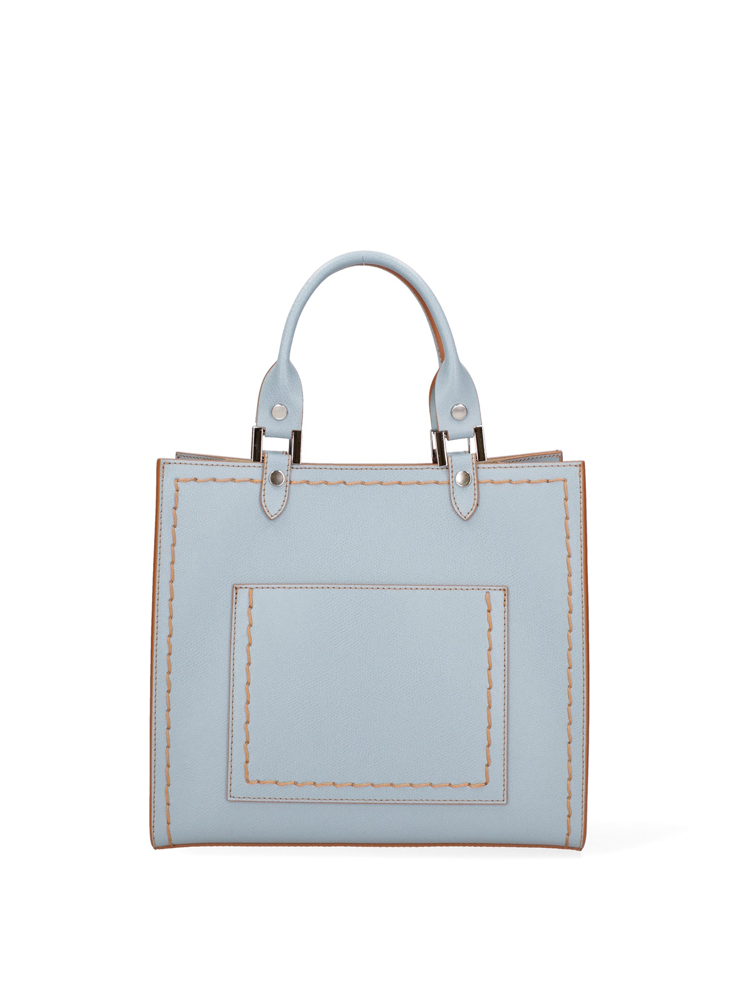 Borsa a mano da donna 100% vera pelle 07262-P 631 CIELO Roberta Rossi