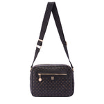 Borsa a tracolla da donna Ecopelle 4107-BLACK BLACK Briciole