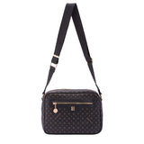 Borsa a tracolla da donna Ecopelle 4107-BLACK BLACK Briciole