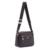 Borsa a tracolla da donna Ecopelle 4107-BLACK BLACK Briciole
