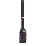 Borsa a tracolla da donna Ecopelle 4107-BLACK BLACK Briciole