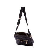 Borsa a tracolla da donna Ecopelle 4107-BLACK BLACK Briciole
