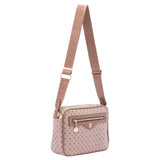 Borsa a tracolla da donna Ecopelle 4107-KHAKI Briciole