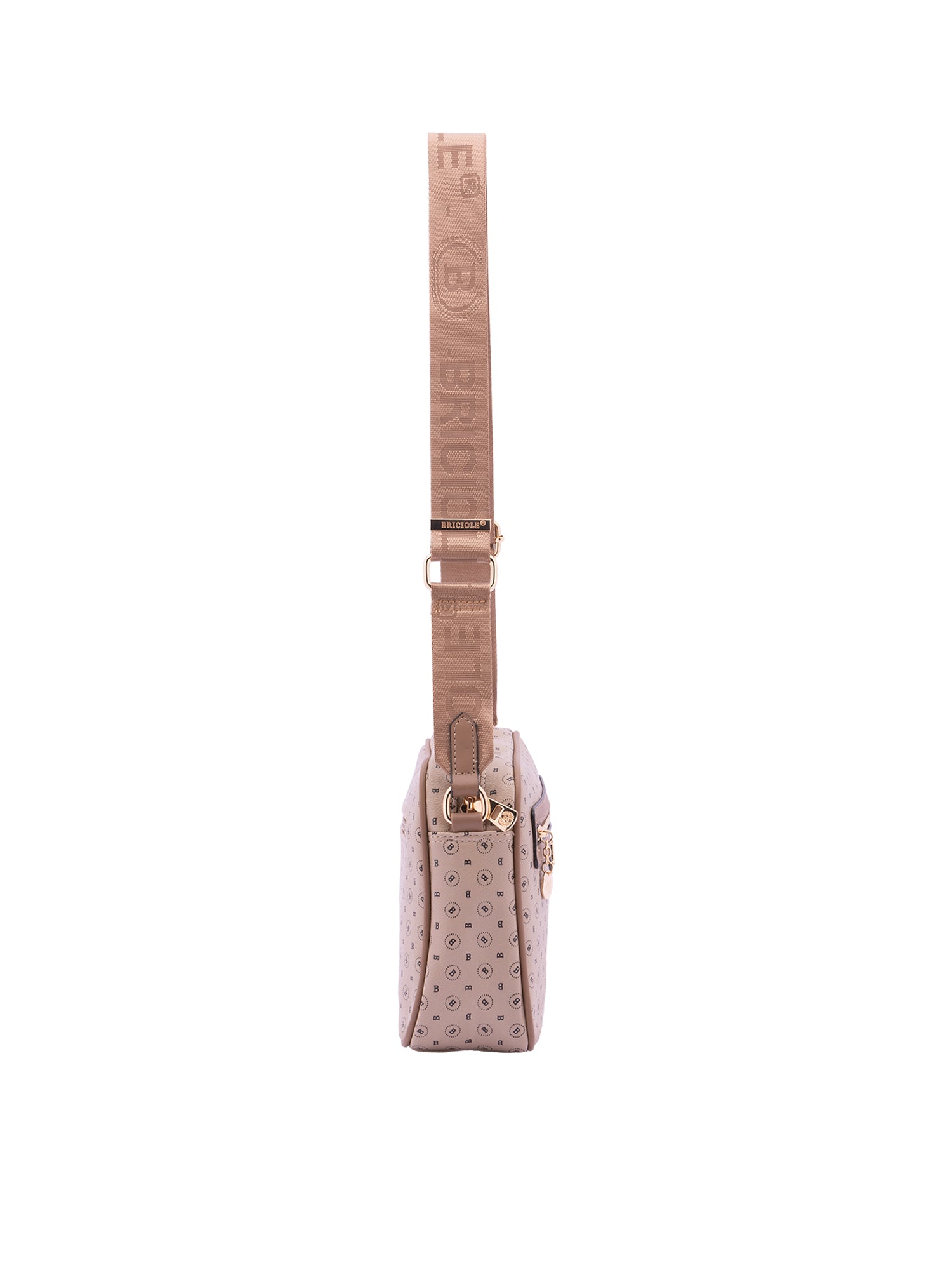 Borsa a tracolla da donna Ecopelle 4107-KHAKI Briciole