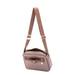 Borsa a tracolla da donna Ecopelle 4107-KHAKI Briciole