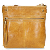 Carmen Borsa a tracolla da donna Vera pelle 10034-GIALLO Gave Lux