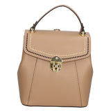 Giuditta Borsa a mano da donna 100% pelle 05937-L110 TAUPE CHIARO Gave Lux