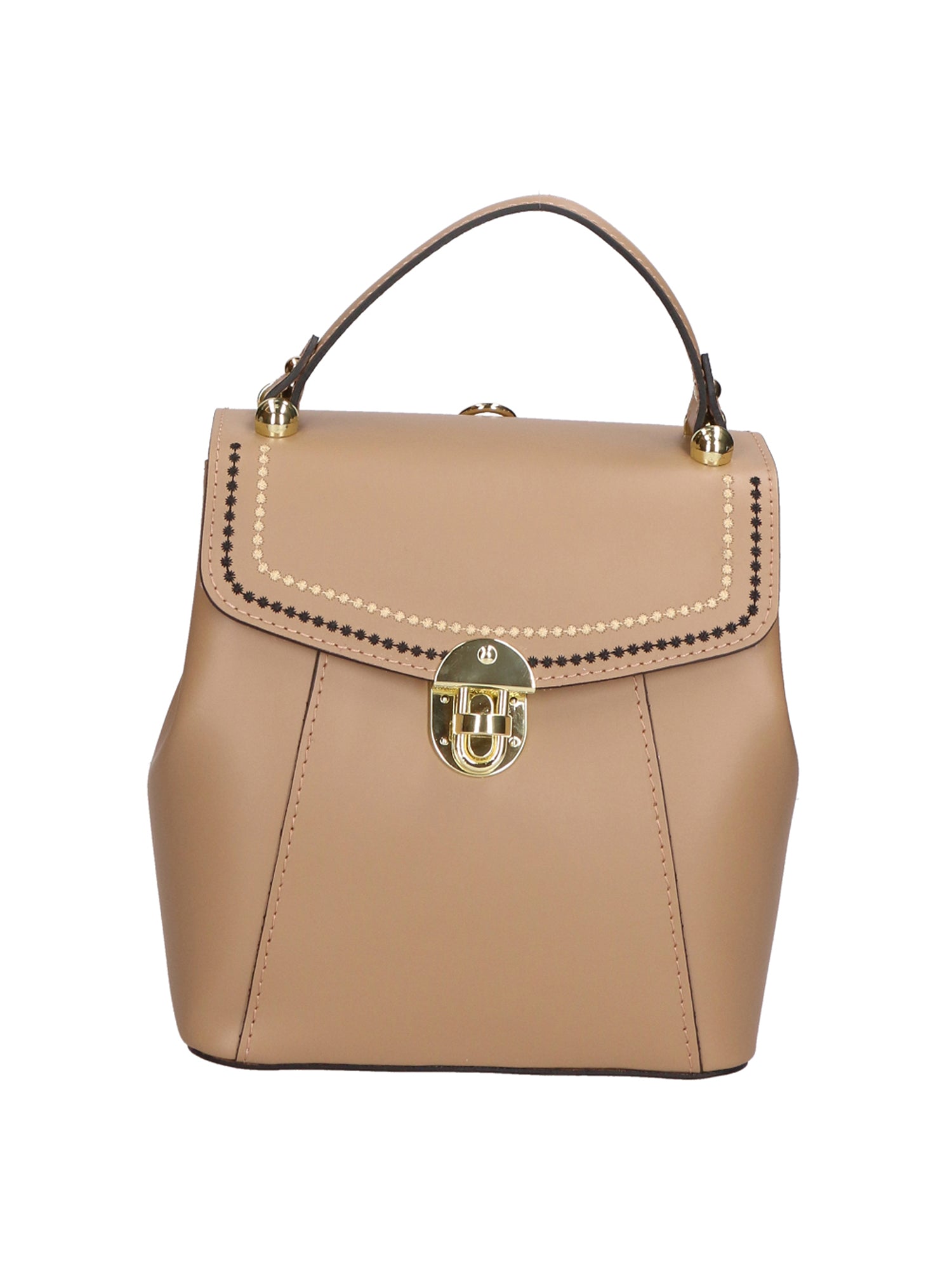 Giuditta Borsa a mano da donna 100% pelle 05937-L110 TAUPE CHIARO Gave Lux