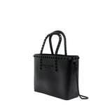 Borsa a mano da donna 100% Pvc FLAT GLAS M-BLACK Marc Ellis