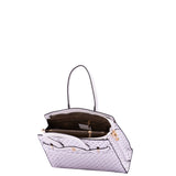 Borsa a Mano in Pelle Vegana Bianco