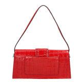Alba Borsa a spalla da donna Vera pelle 04734-B58 ROSSO Gave Lux