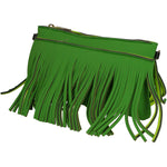 Oxsana Borsa a spalla da donna Neoprene 1311-VERDE GREEN Gave Lux