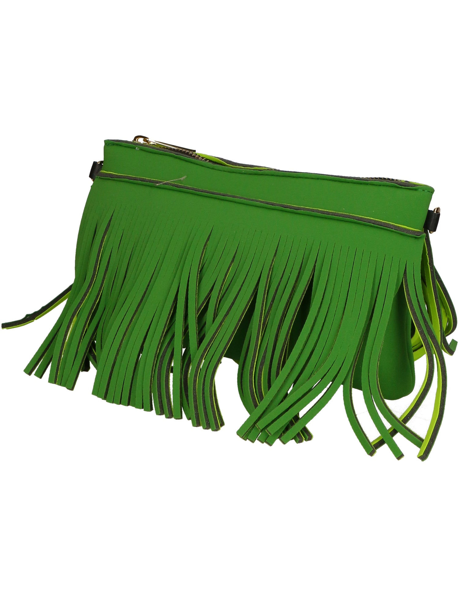 Oxsana Borsa a spalla da donna Neoprene 1311-VERDE GREEN Gave Lux