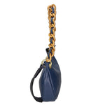 Ferrara Borsa a spalla da donna Vera pelle 05461-S24 BLU JEANS L033 BLU Gave Lux