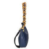 Ferrara Borsa a spalla da donna Vera pelle 05461-S24 BLU JEANS L033 BLU Gave Lux