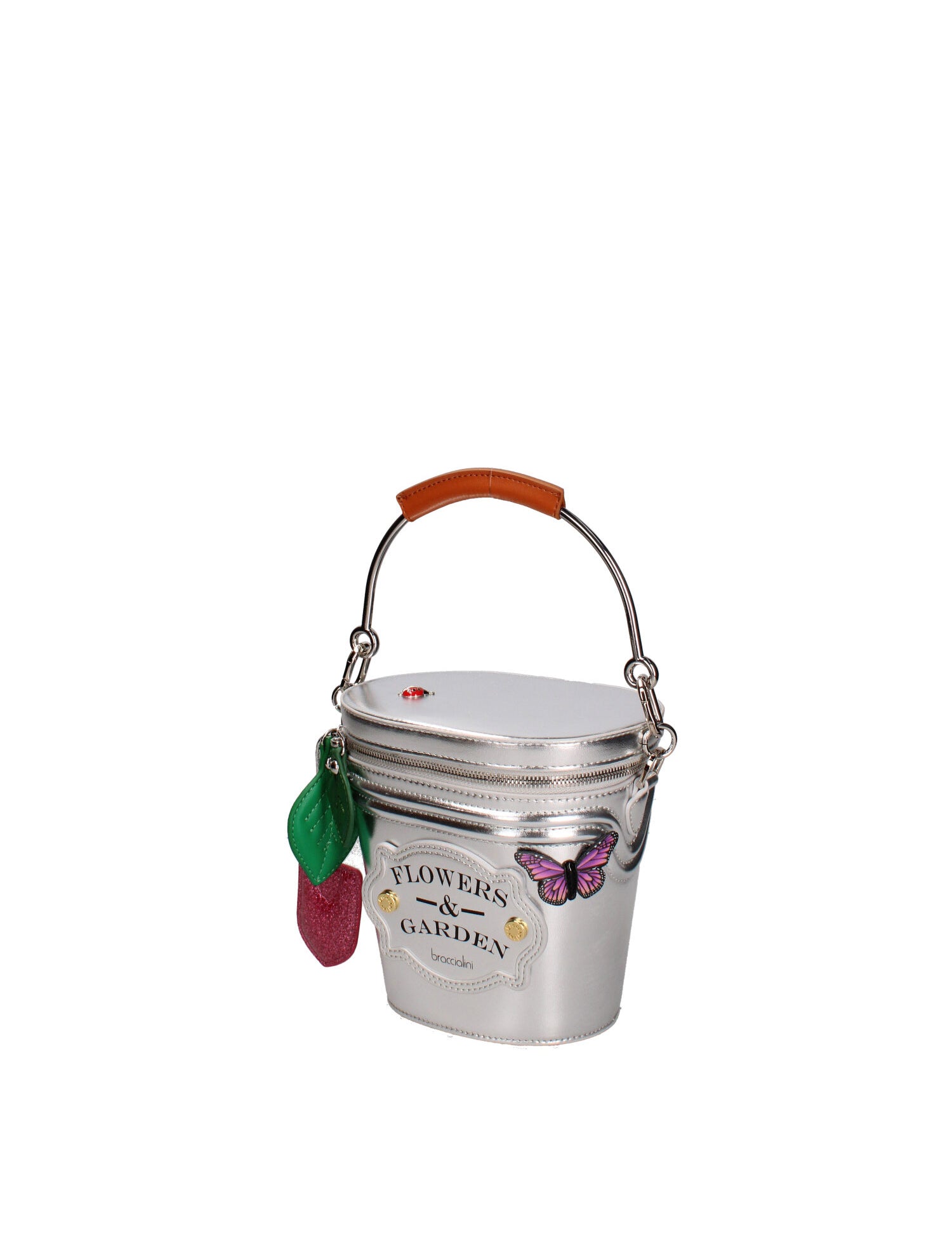Poliuretano B14830GR-UNICO Borsa a mano da donna Jardinette Braccialini