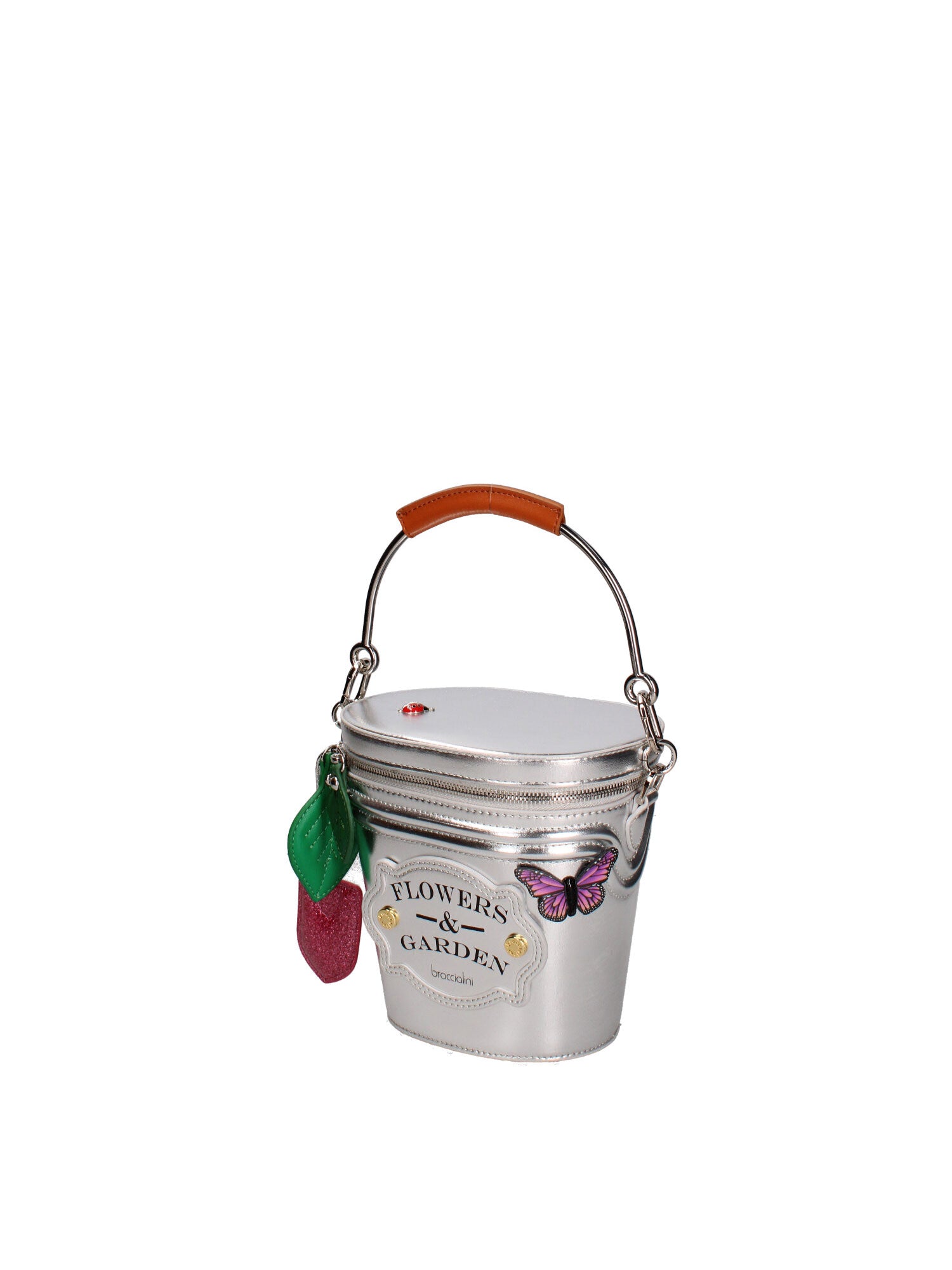 Poliuretano B14830GR-UNICO Borsa a mano da donna Jardinette Braccialini