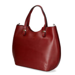 Egle Borsa a mano da donna Vera pelle 80046-ROSSO Gave Lux