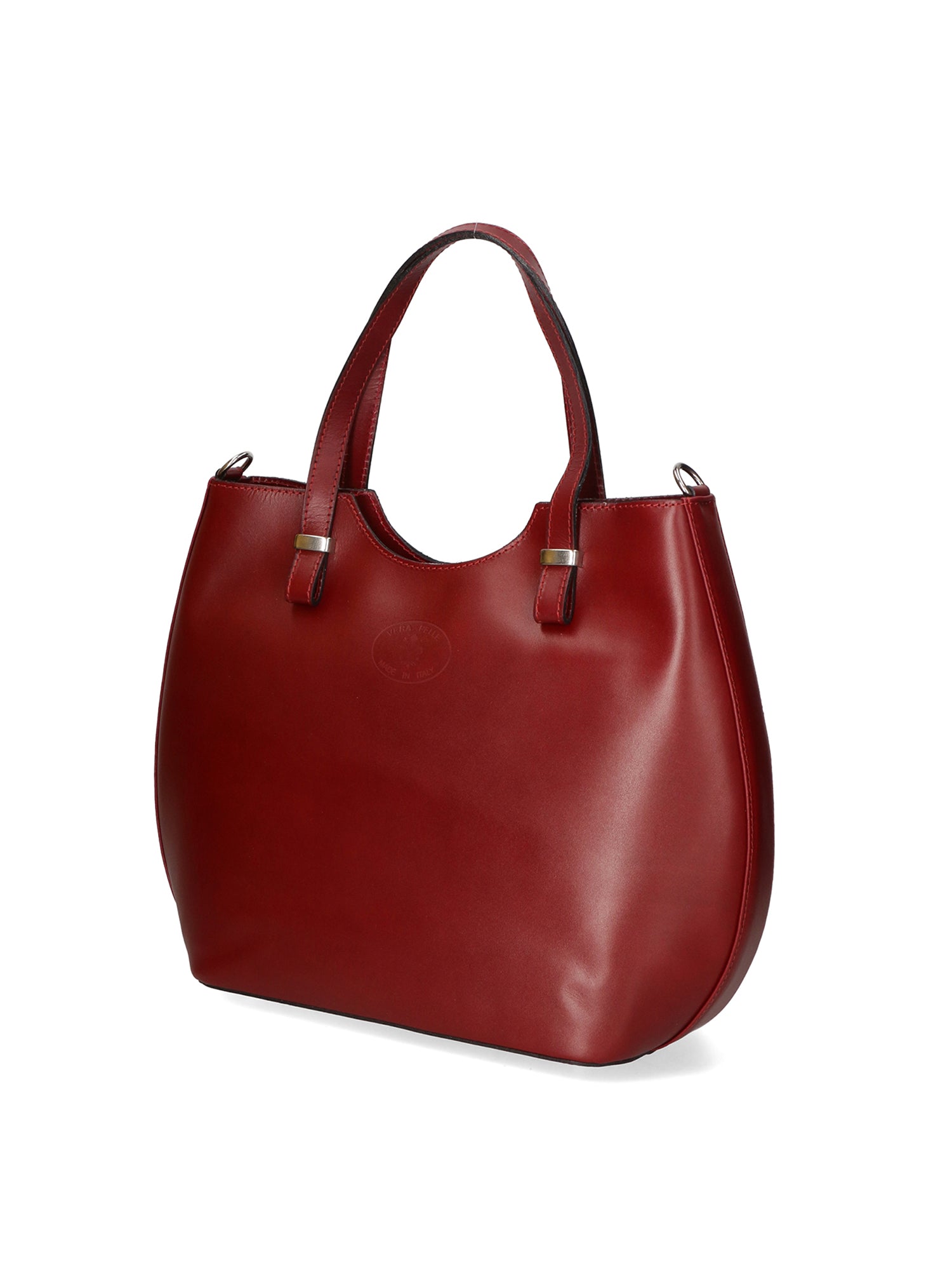 Egle Borsa a mano da donna Vera pelle 80046-ROSSO Gave Lux