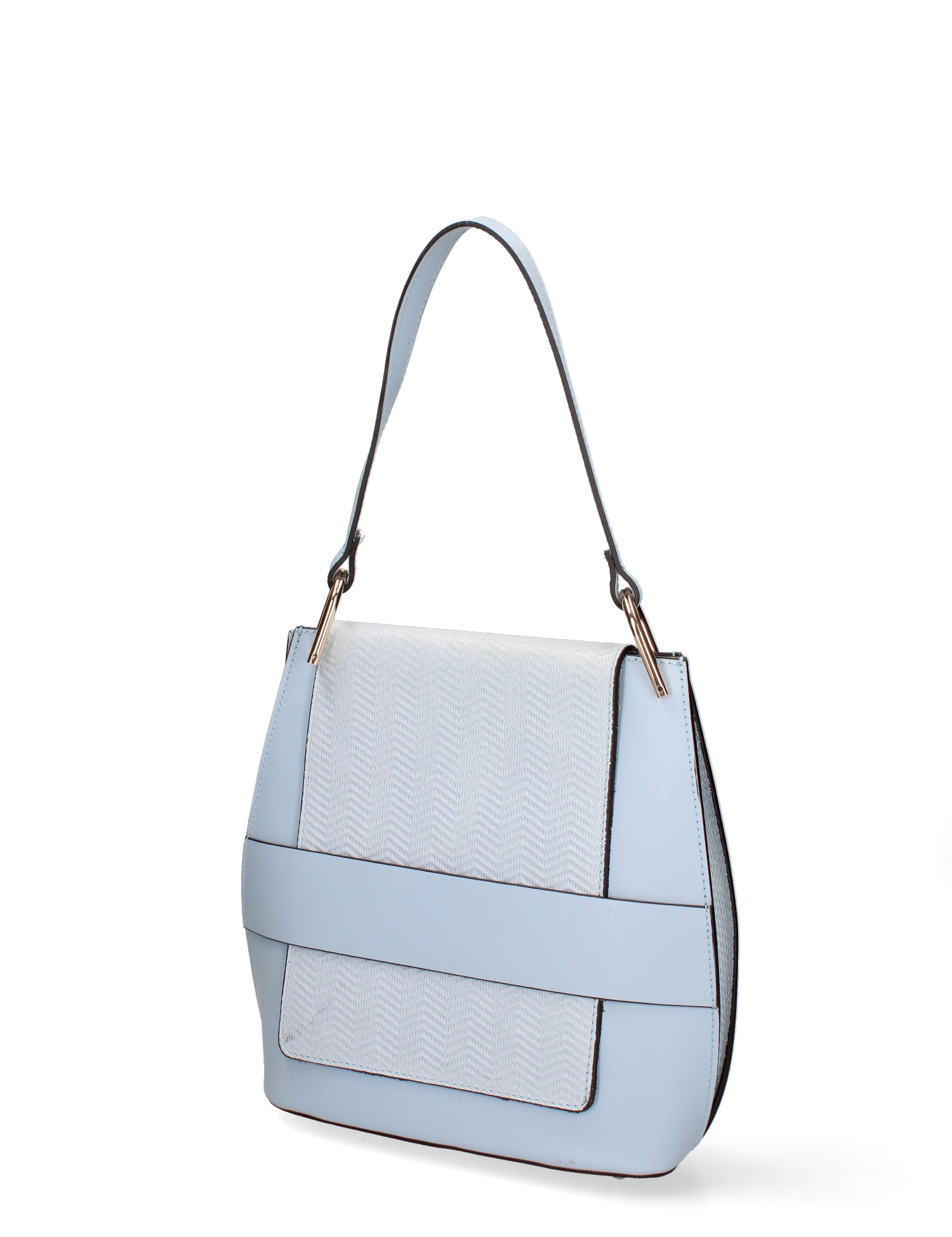 Levana Borsa a spalla da donna Vera pelle 8911-CIELO Gave Lux