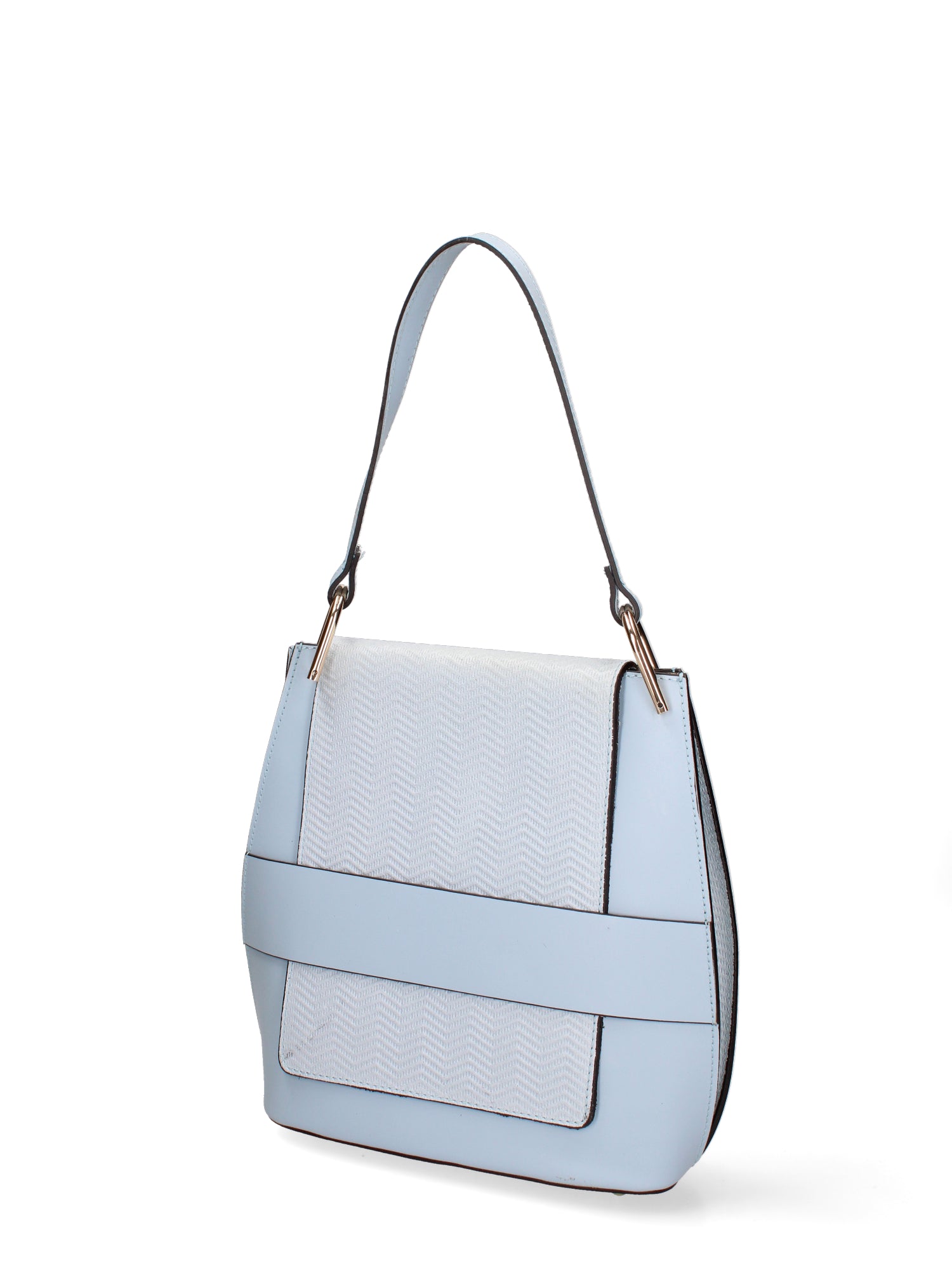 Levana Borsa a spalla da donna Vera pelle 8911-CIELO Gave Lux