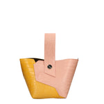 Ombretta Borsa a mano da donna Vera pelle 00643-C68+C36 ROSA PINK+SENAPE MUSTARD Gave Lux
