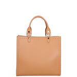 Borsa a mano da donna 100% vera pelle 07262-P 607 CUOIO Roberta Rossi