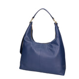 Ursula Borsa a spalla da donna Vera pelle 06673-D24 BLU Gave Lux