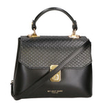 Borsa a mano da donna Vera pelle MYB-6039-FW-P218 NERO My Best Bag