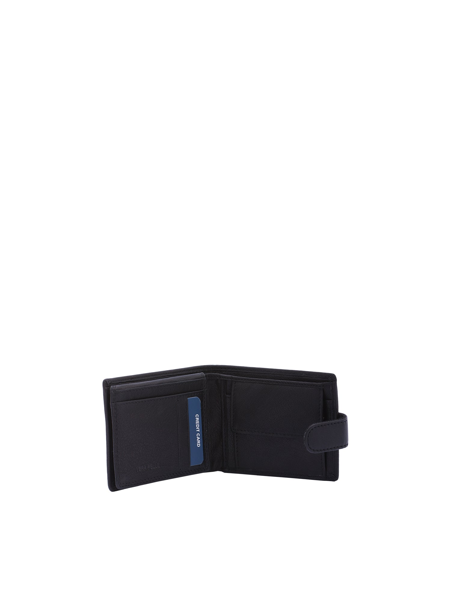 Portafoglio uomo vera pelle Casual EC7642-57-NERO Enrico Coveri
