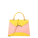 Auriga Chic Borsa a mano da donna Vera pelle 8924-ROSA+GIALLO Gave Lux