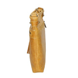 Carmen Borsa a tracolla da donna Vera pelle 10034-GIALLO Gave Lux