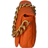 Aurélia Borsa a spalla da donna Vera pelle 04542-S29 ARANCIONE Gave Lux
