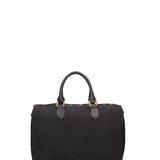 Borsa a mano da donna 100% vera pelle JR-W-1161-TP-BLACK + GOLD John Richmond
