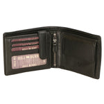Portafoglio uomo in vera pelle RFID HILB-6705-NERO Hill Burry