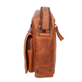 Borsa a tracolla unisex vera pelle 100% Made in Italy SN5862547-TAN Santini Firenze