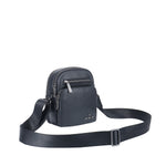 Borsa a tracolla da uomo in vera pelle Casual BC1484-BLACK B Cavalli