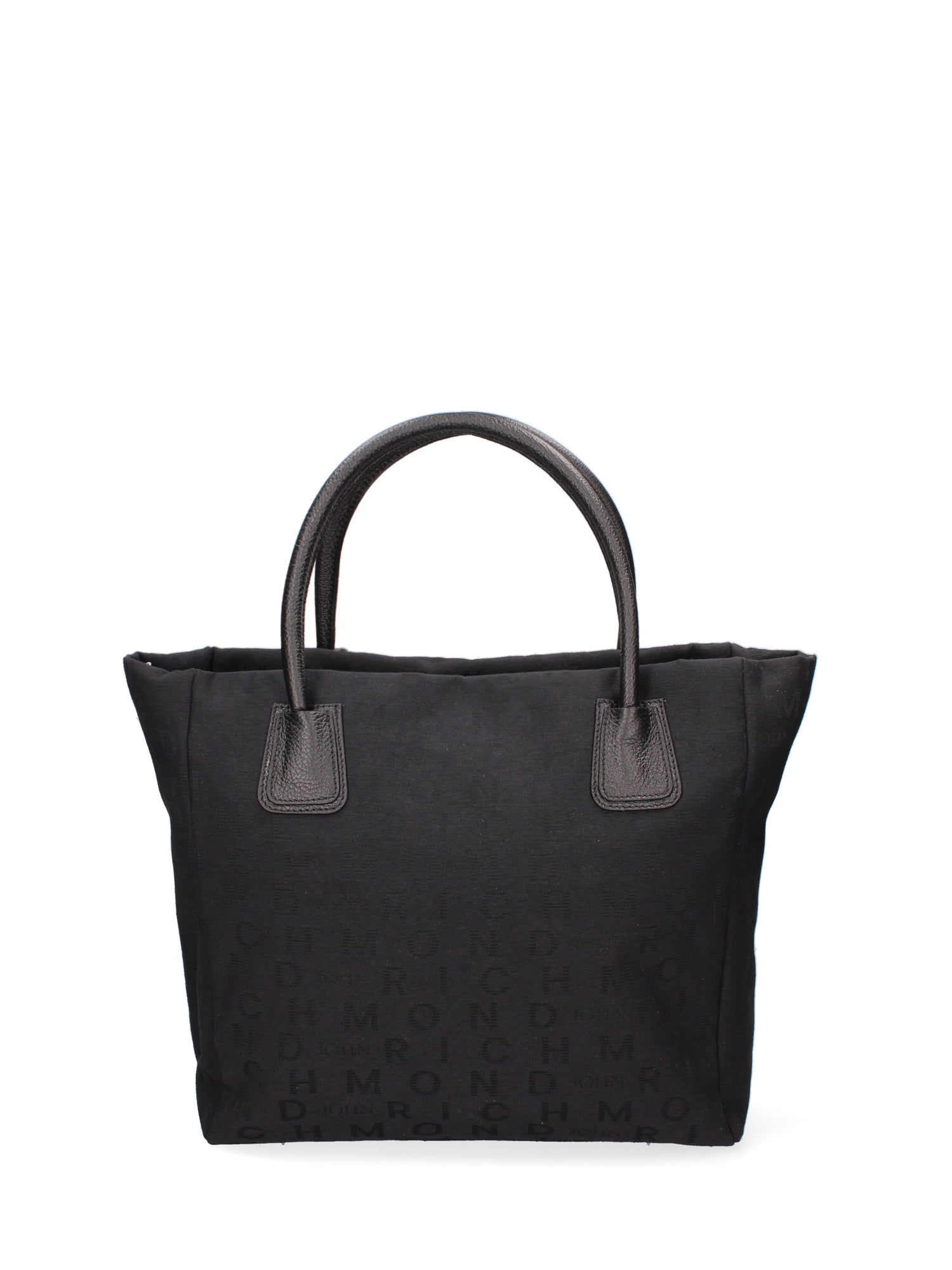 Borsa a mano da donna 100% vera pelle JR-W-1120-TP-BLACK + SILVER John Richmond