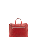 Borsa a mano unisex in vera pelle 100% cotone 4453-ROSSO Alessia Firenze