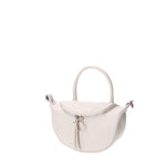 Mae Borsa a mano da donna Vera pelle 07142-D37 LATTE Viola Castellani